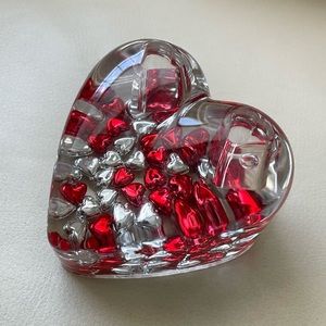 Heart Paperweight and Pencil Holder; Valentine’s Day Gift; Love; Office Decor